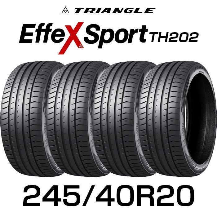 245 40R20-99Y TRIANGLE EffeX Sport TH202 20インチ 輸入サマータイヤ4本セット トライアングルタイヤ 2454020