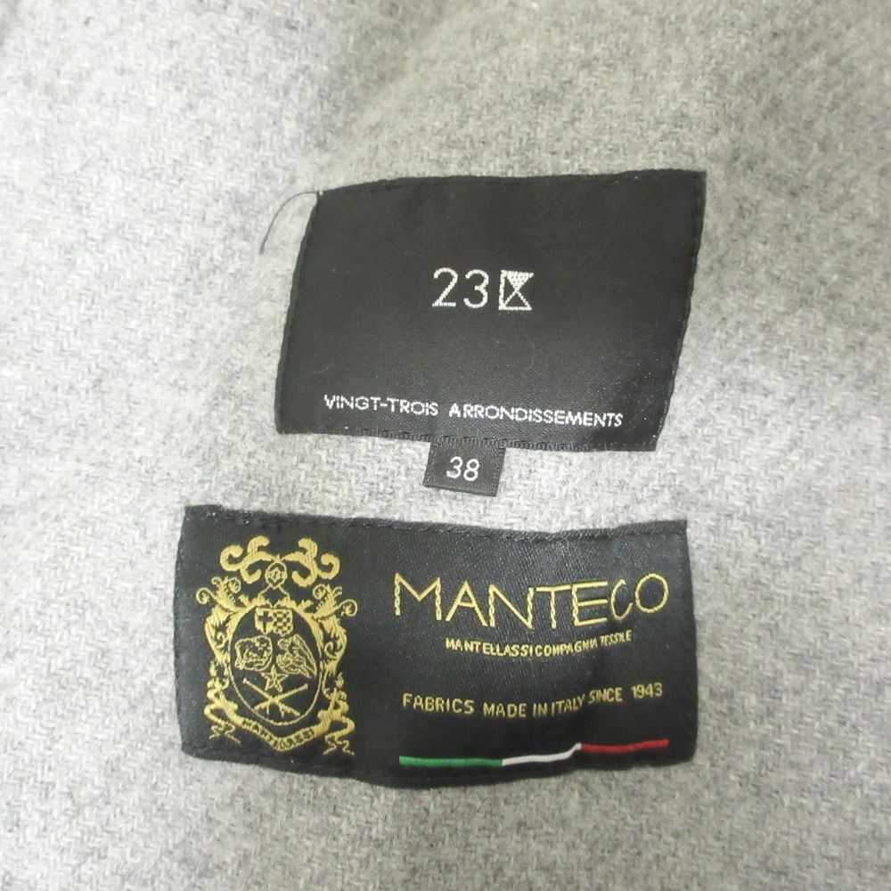 美品 21AW 23区 ニジュウサンク MANTECO リバー ロング コート  