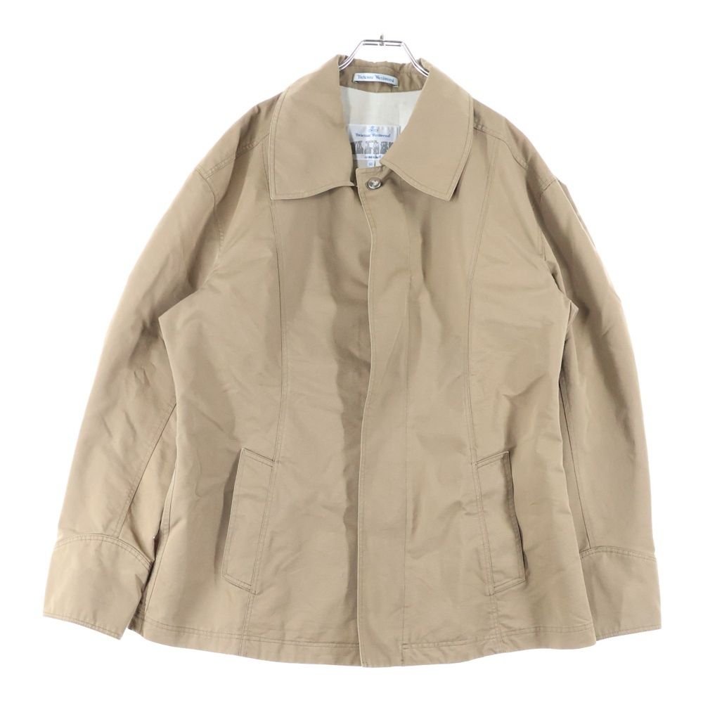 Vivienne Westwood MAN ヴィヴィアンウエストウッドマン ロゴ ボタン ジップアップ ジャケット ベージュ