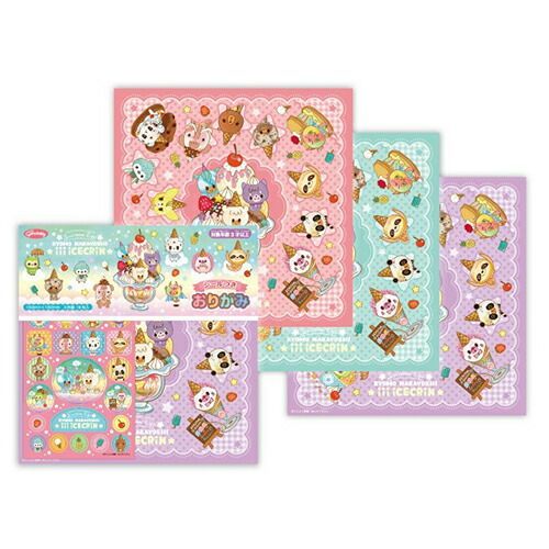 まとめ ショウワノート おりがみ ｉｉｉあいすくりんシールつきおりがみ 調各 入 動物 238491