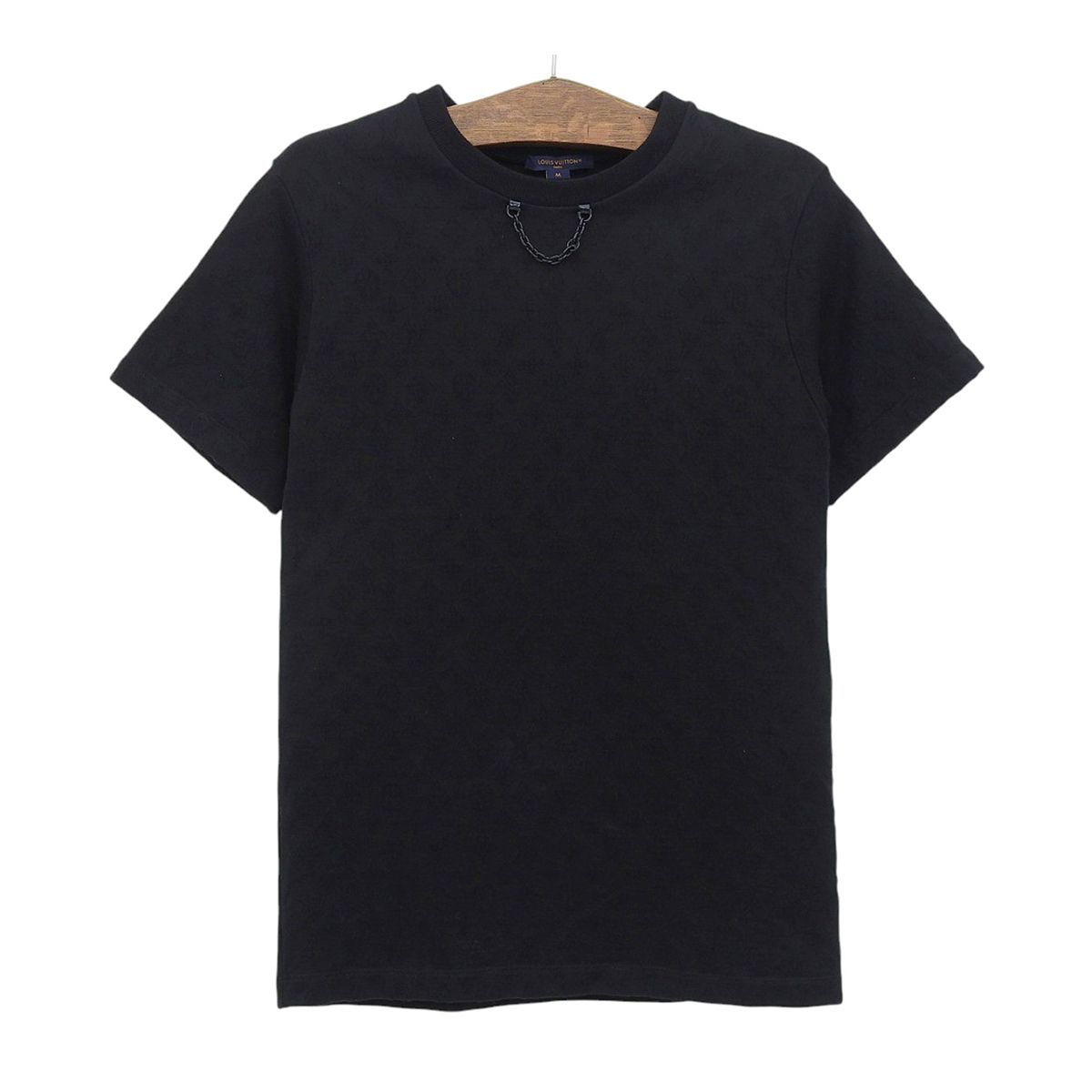 ルイヴィトン モノグラム ジャカード Tシャツ RW242WW LEU FRTS21 レディース ブラック LOUIS VUITTON 中古 【アパレル・小物】 ルイヴィトン モノグラム ジャカード Tシャツ RW242WW LEU