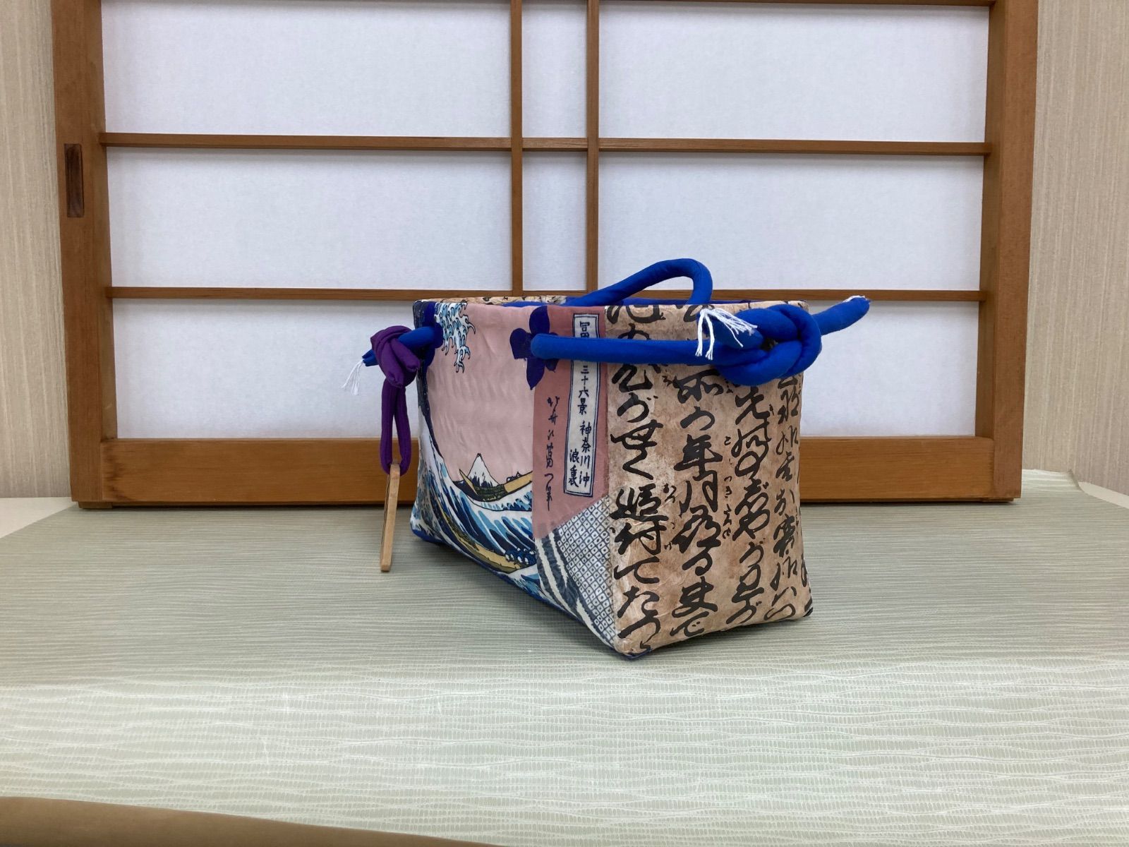 ジャパニーズアートバッグ 一閑張りバッグ【No.6】