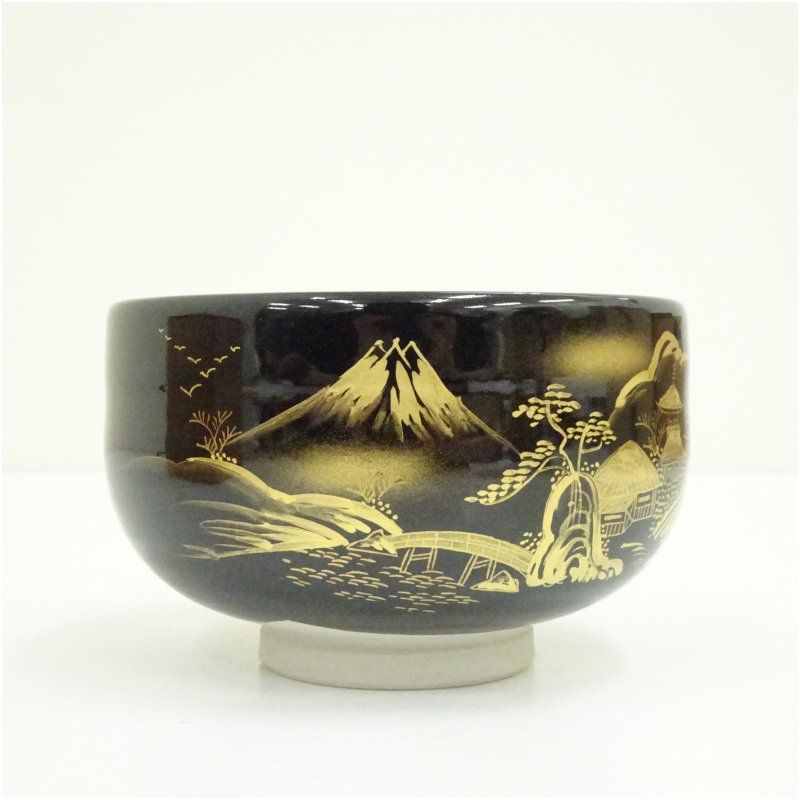 九谷焼　吉田勝山作　色絵金彩　抹茶碗　共箱　C　5440 九谷焼 吉田勝山作 色絵金彩 抹茶碗 共箱 C 5440 - メルカリ