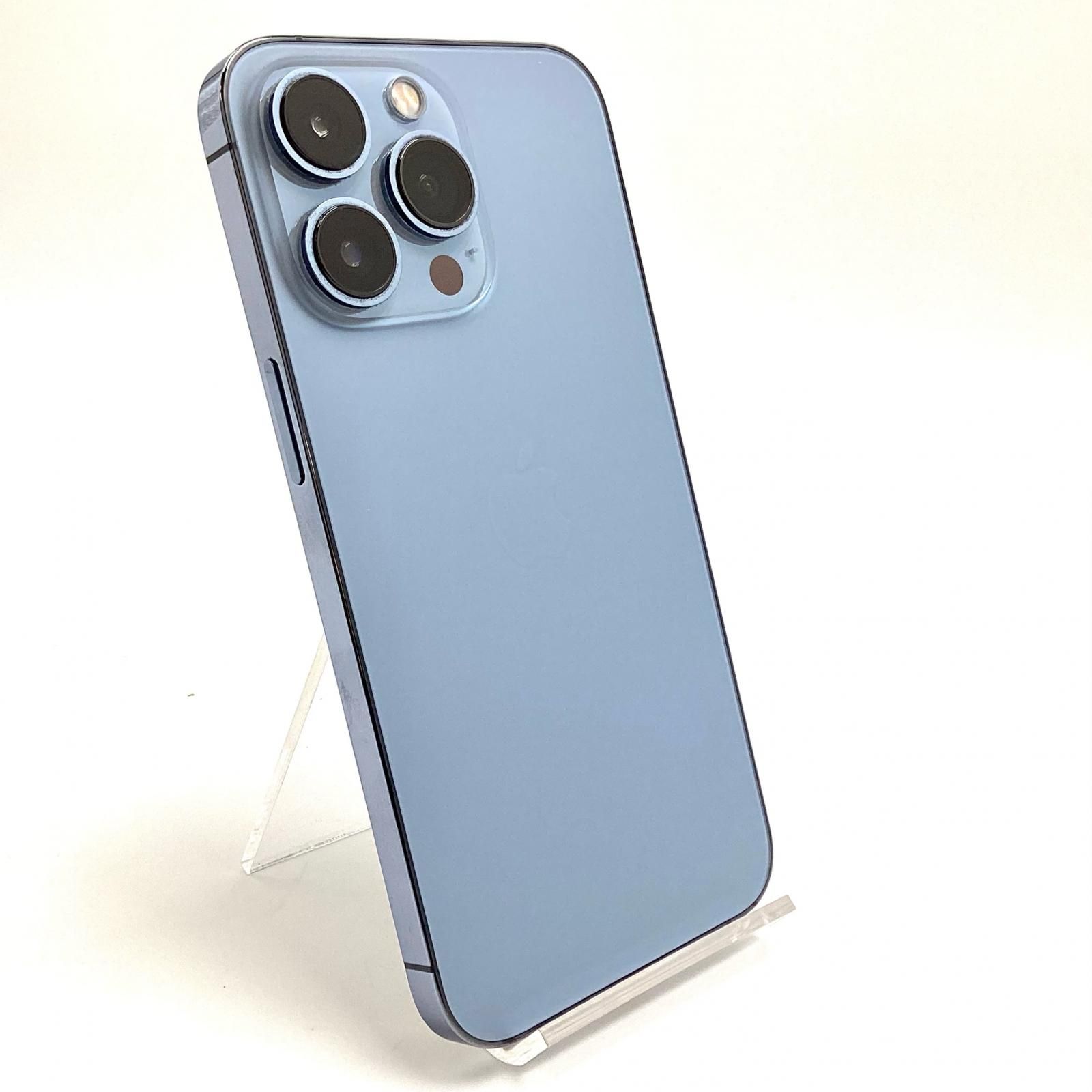 【全額返金保証】【最速発送】Apple iPhone 13 Pro 256GB シエラブルー Softbank 白ロム 83% 動作確認済