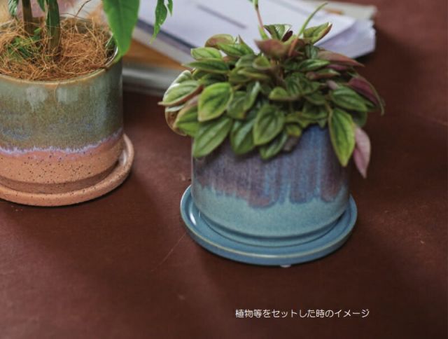 花 観葉植物用ポット メルヤ 11 B Ceramic POT 4個入り 41036 底穴あり 受皿付き 代引き不可 小型ポット FARM p61 WWW_OLIVIERBERNSTEIN_COM