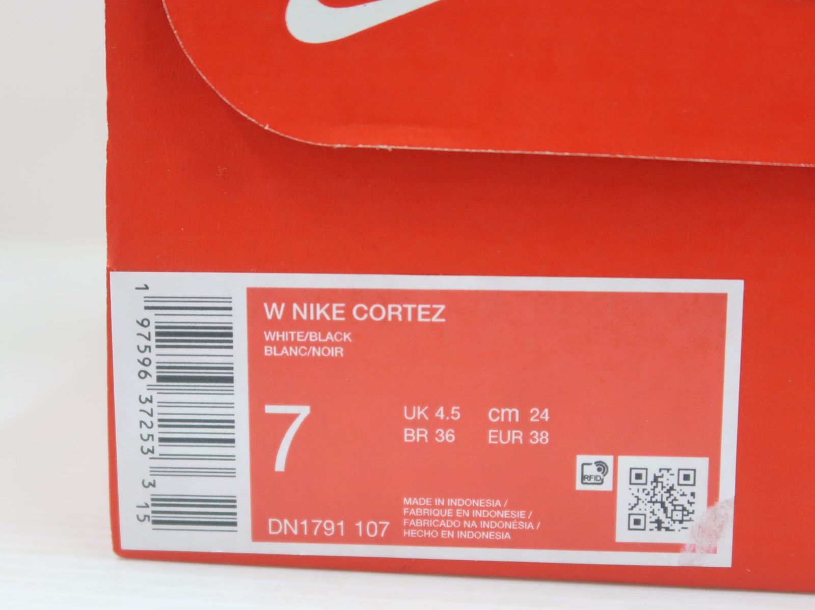 NIKE ナイキ WMNS CORTEZ ウィメンズ コルテッツ レザー DN 1791-107 スニーカー 24㎝