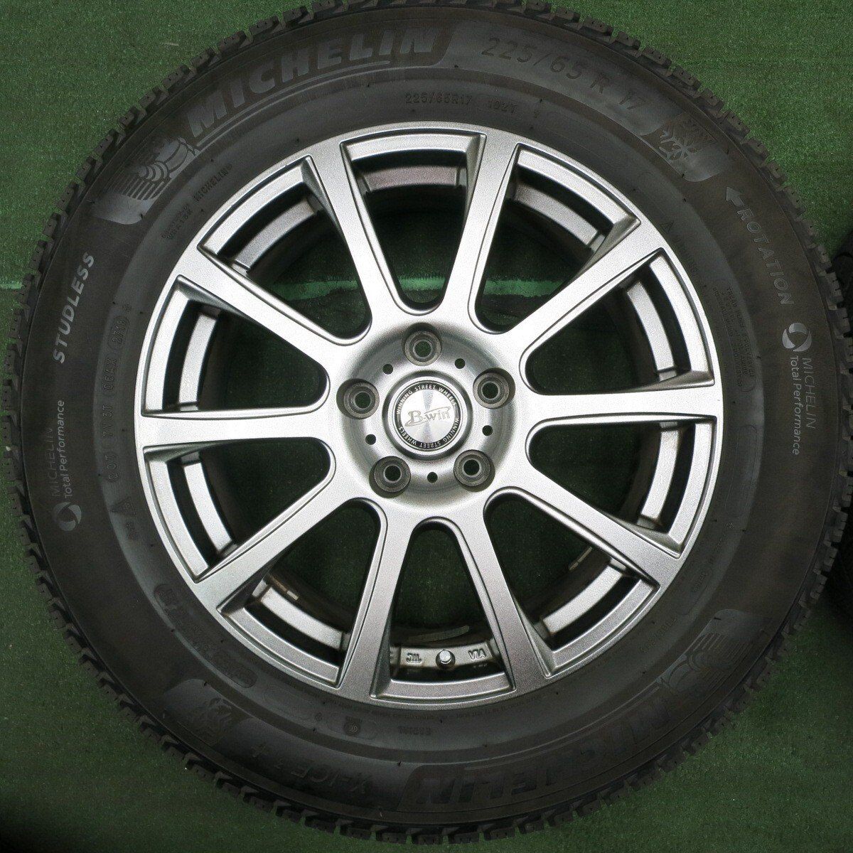 【バリ溝】MICHELIN 225/65 R17 スタッドレスタイヤ 4本 バリ溝】MICHELIN 225/65 R17 スタッドレスタイヤ 4本 スタッドレス