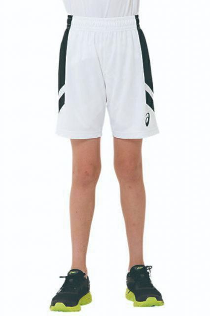 asics アシックス G12 JR GAME PANTS ブリリアントホワイトxパフォーマンスブラック 140 2064A010 100 | スポーツ スポーツウェア バスケットボール バスケ ゲームパンツ ハーフパンツ ズボン 吸汗速乾 