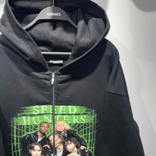 BALENCIAGA 19ss SPEED HUNTERS ZIP UP HOODIE 559100-TDV38