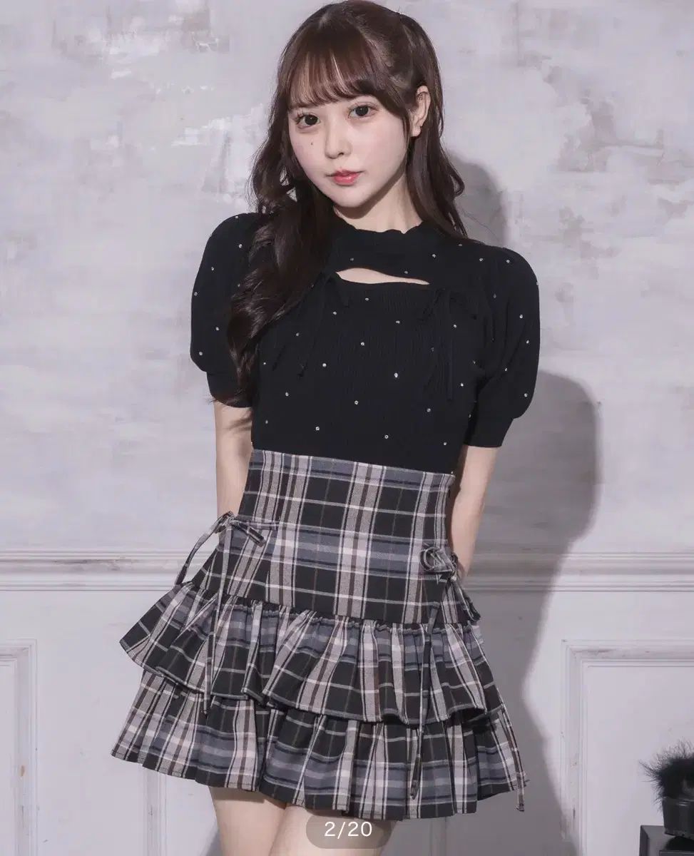 St.cecilia ガーリッシュ パリジェンヌカットソー ガーリッシュgirlish