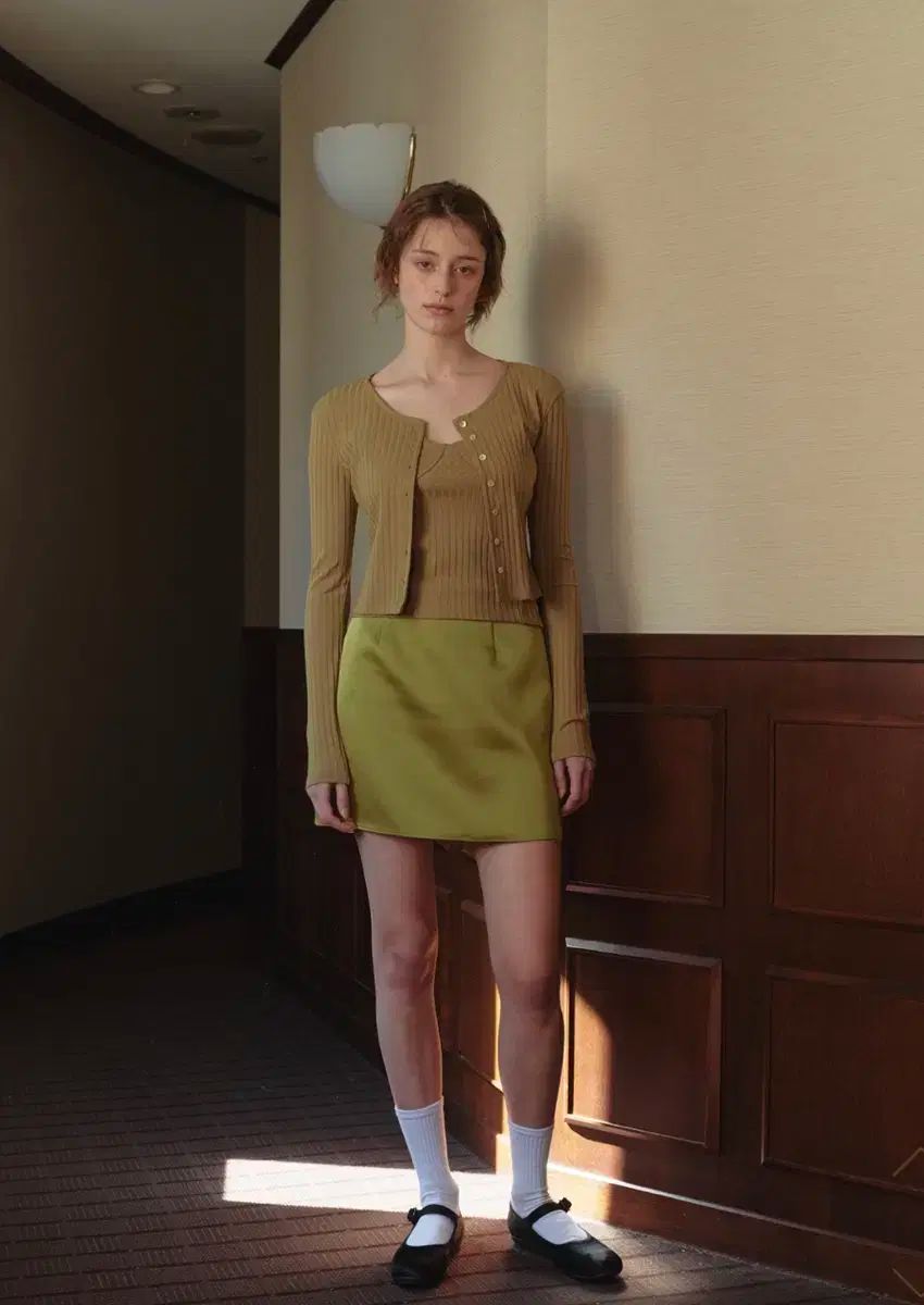 リボンライト Olive Mini Skirt M サイズ 1 寿司 着用