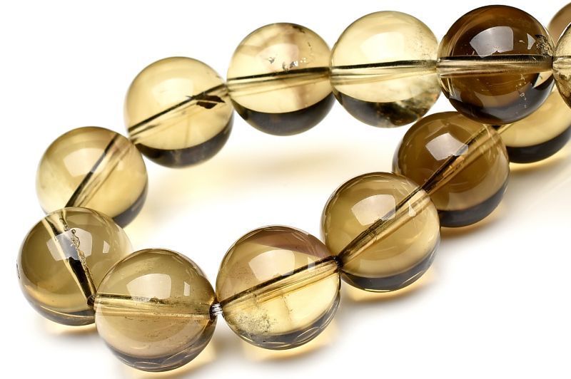 【売り切りセール】【1点物】【ファントム】スモーキー共生シトリン六角柱ポイント 売り切りセール】【1点物】【ファントム】スモーキー共生シトリン六角