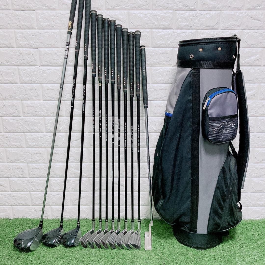 ゴルフクラブ メンズ セット PRGR 配送 Tech plus 12本 初心者