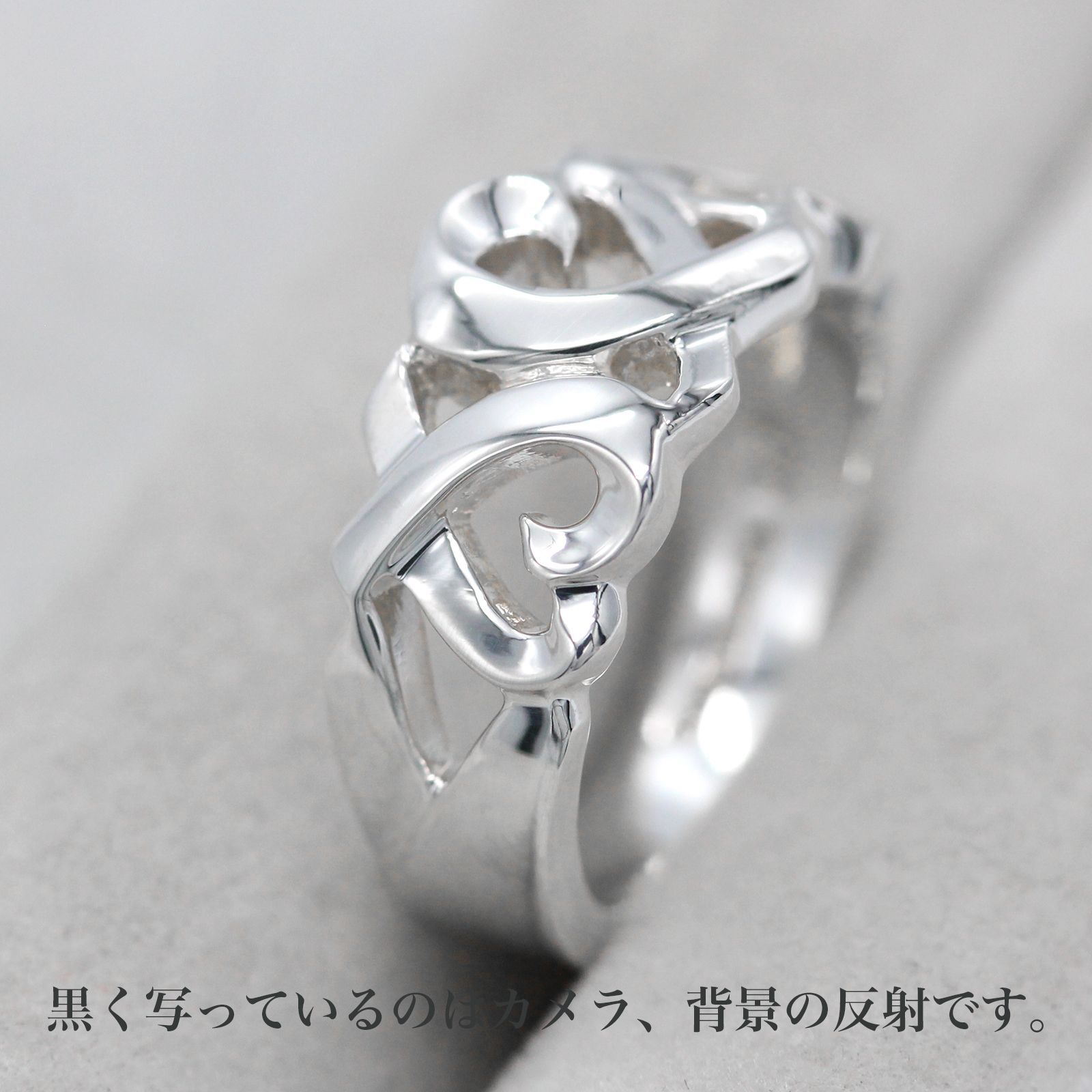 TIFFANY&Co. トリプルラビングハート リング 　シルバー925 12号 TIFFANY＆CO ティファニー トリプル ラビングハート リング