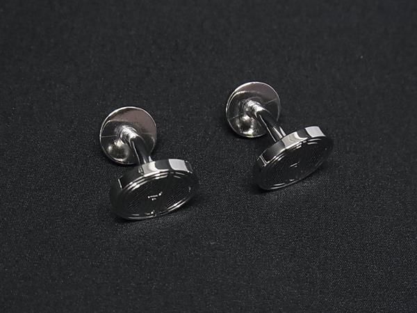 ALFRED DUNHILL アルフレッドダンヒル カフスボタン カフリンクス アクセサリー ビジネス 紳士 メンズ シルバー系 FR4251