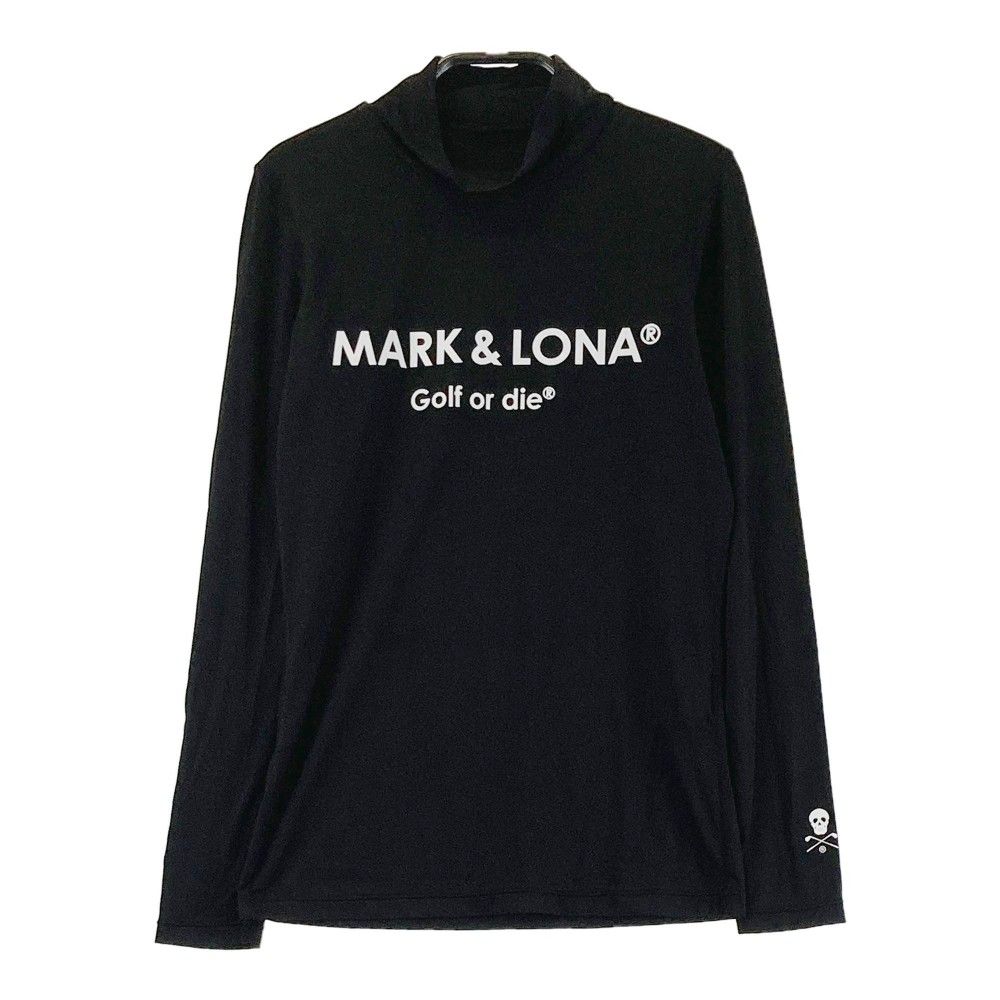 サイズ：38 MARKu0026LONA マークアンドロナ  ハイネック 長袖Tシャツ  ブラック系 [240101329578]# ゴルフウェア レディース ストスト