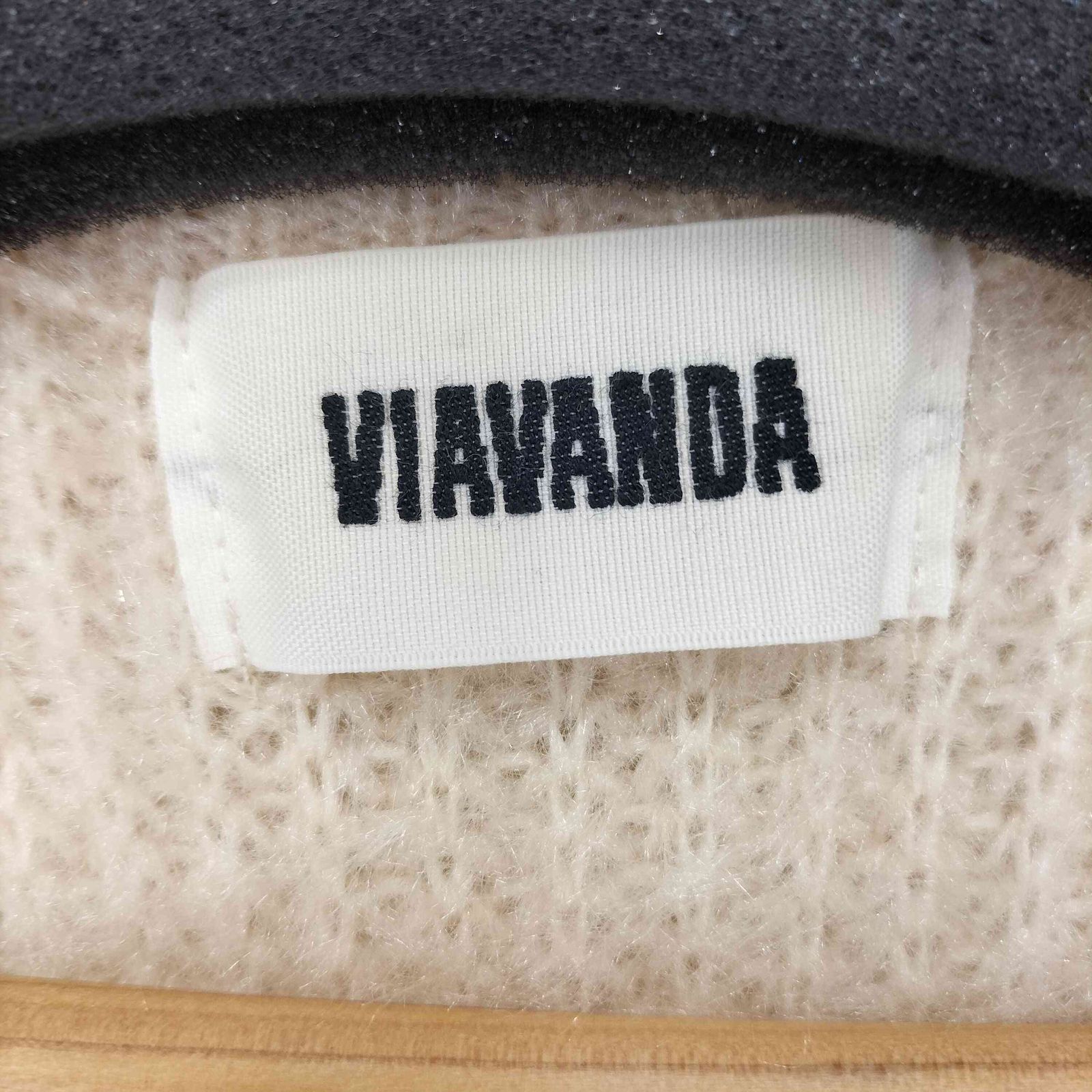 ヴィアヴァンダ viavanda BIG SHAGGY CARDIGAN レディース FREE