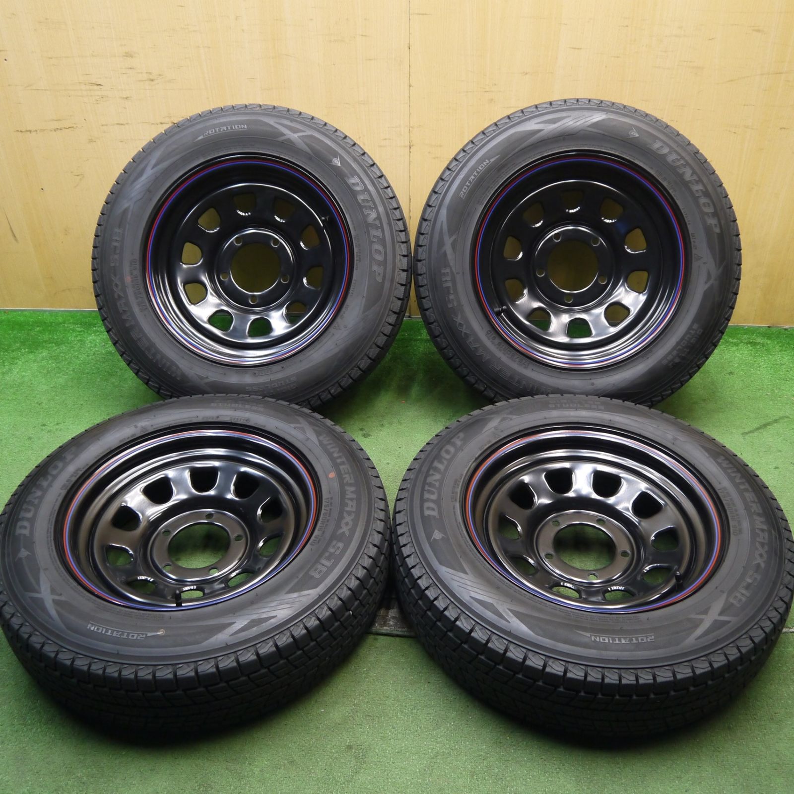 ▼/ 深雪 サイド5ミリ クロス6ミリ バンド【大】付き　 235/60R16 225/60R18 225/65R17　235/65R16 235/70R16 225/80R15　 ▽&frasl; 深雪 登板力 バンド（R-16）付き 4X4 4WD 希少サイズ 35X12.R15