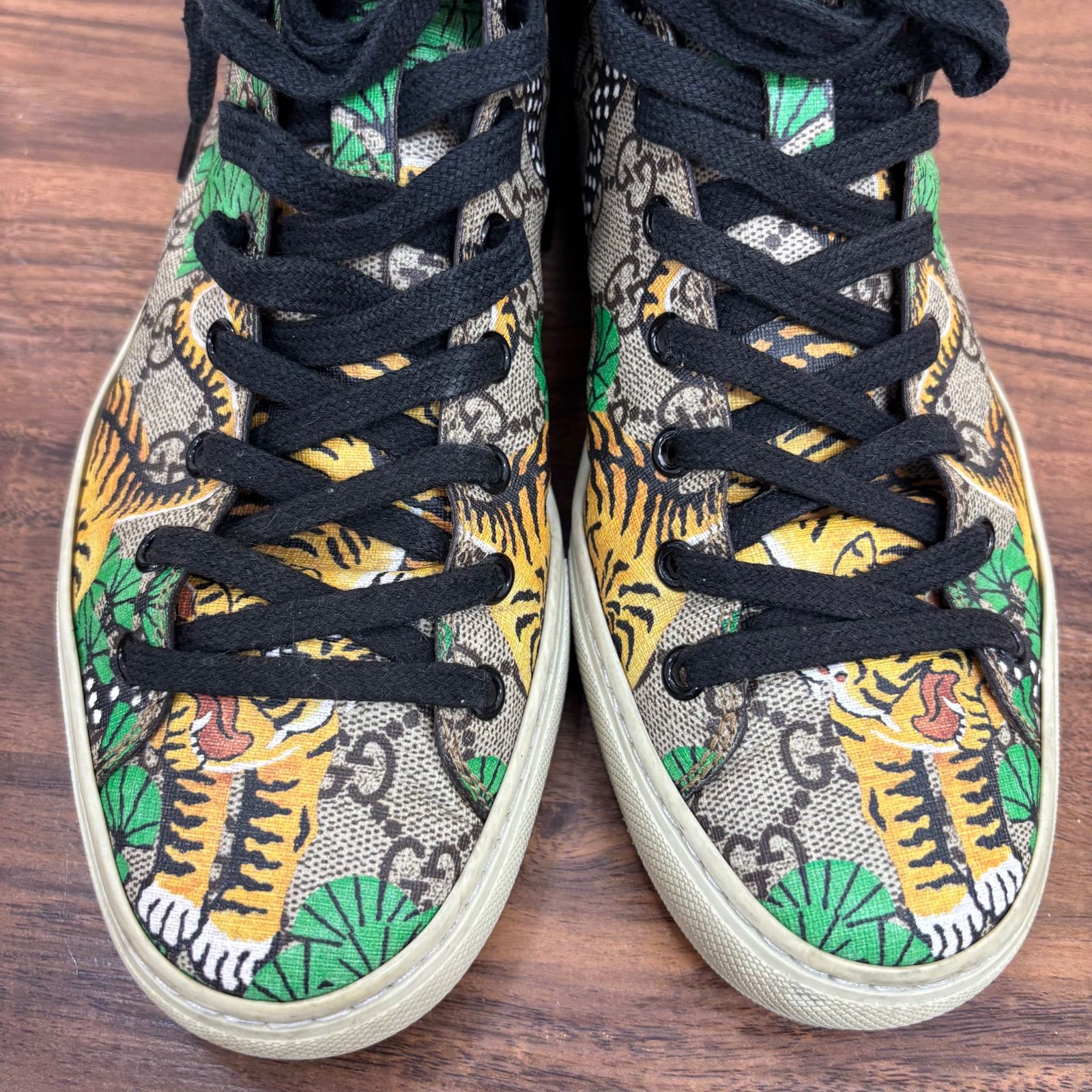 ◎GUCCI グッチ スニーカー シューズ ハイカットスニーカー ベンガル 