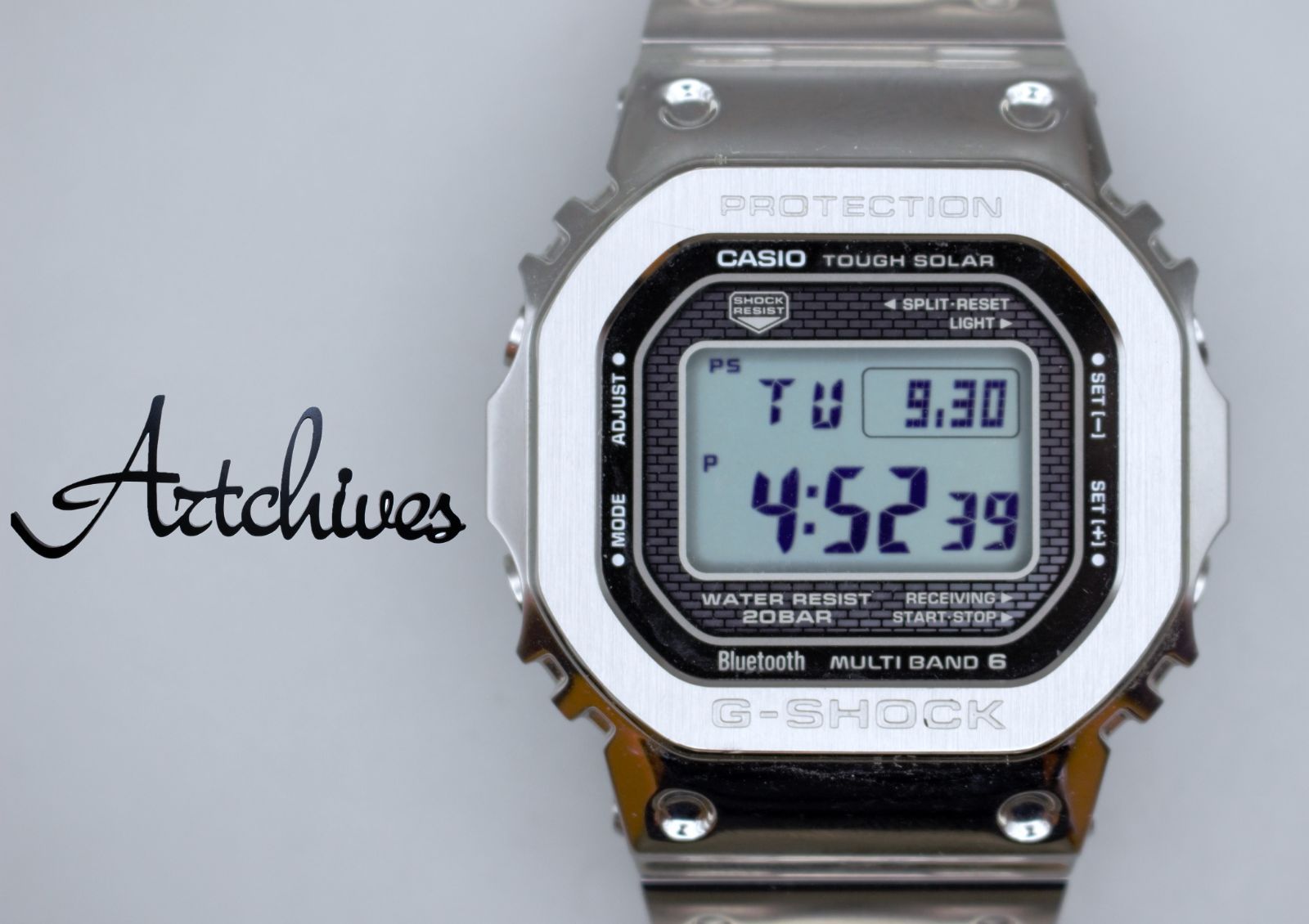 VRW-1345 時計 CASIO カシオ BMW-B5000 G-SHOCK デジタル文字盤 メンズ ソーラー 腕時計 稼働品