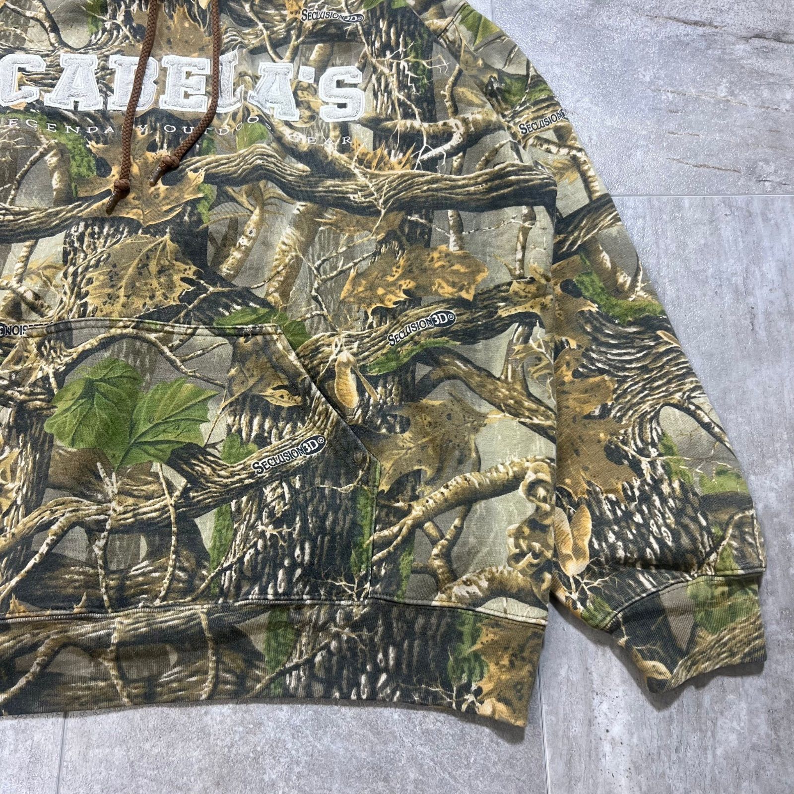 Cabela's リアルツリーカモ パーカー XL size 迷彩柄 フーディ