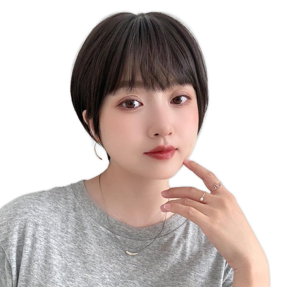 hf1784-BC かつら 男装 金髪 インナーカラー レディース ボブ フルウィッグ ショート ウィッグ [ブライトララ]