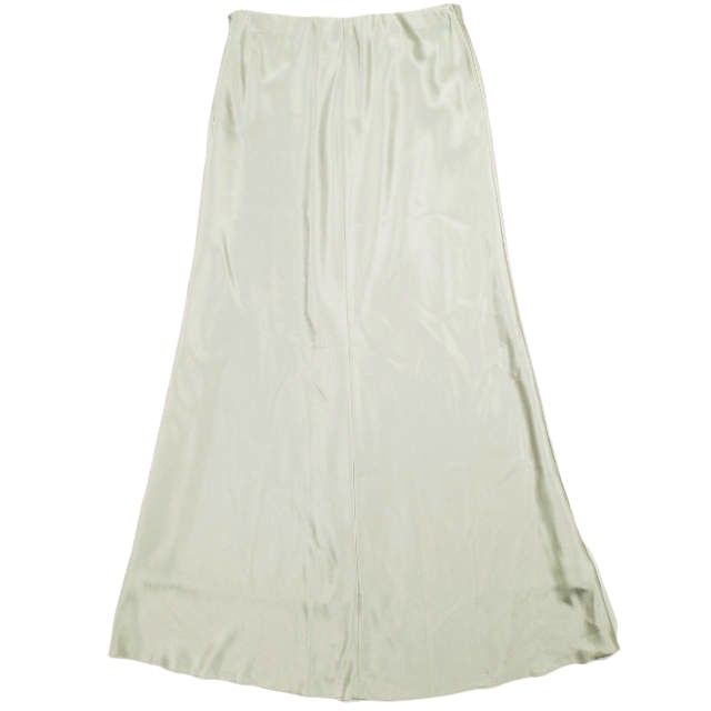 AP STUDIO エーピーストゥディオ 23AW 日本製 サテンフ スカート 23060586206030 38 BEIGE ロング マキシ ボトムス g23577