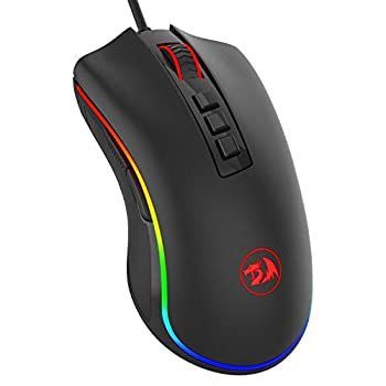 【中古】Redragon M711 ゲーミングマウス 7つのプログラム可能なボタン カスタマイズ・マクロ設定可能 プロゲーマー用 有線 USB マウス 光学式 5段階DPI