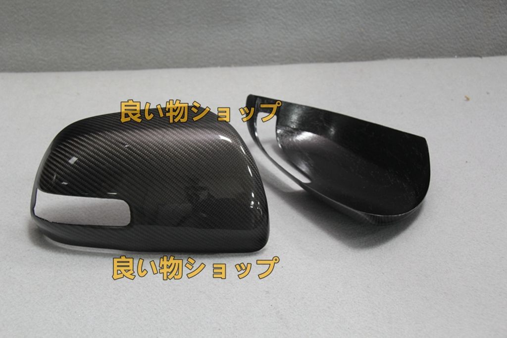 カーボン製 粘着式 20系アルファード アルファードハイブリット 車種別 粘着式ミラーカバー 左右セット