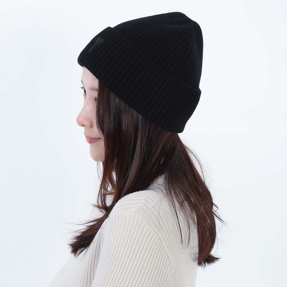 【正規品】アミパリス　ニット帽　ブラック AMI Alexandre Mattiussi ami paris アミパリス ニット帽 UBO006