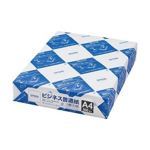 定番，お得 （まとめ）エプソン ビジネス普通紙 A4KA4500BZ 1冊（500枚）【×20セット】 プリンター用紙・コピー用紙