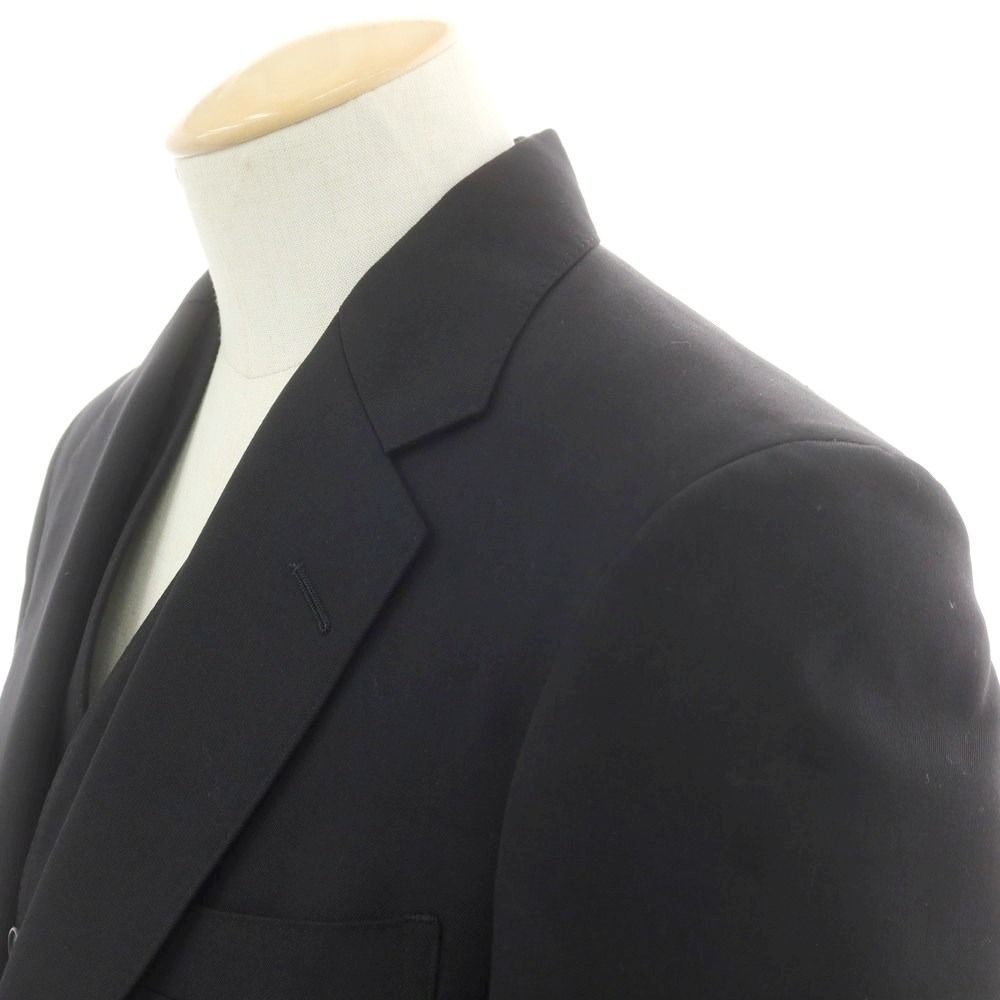 バタクハウスカット batak house cut ウールモヘヤ スリーピース 2つボタンスーツ ブラック サイズ表記なし Ｓ位 メンズ