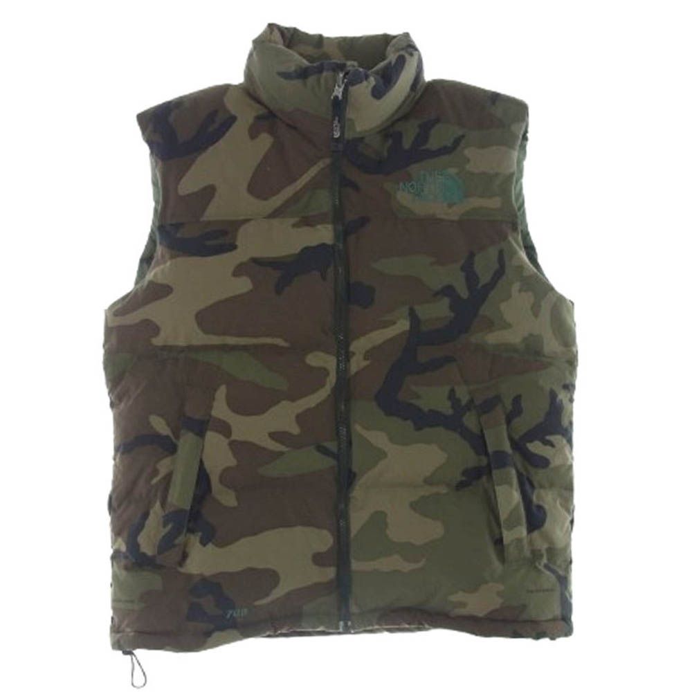 THE NORTH FACE ND00490 ヌプシ ダウン ベスト カモフラ THE NORTH FACE ノースフェイス ND00490 NUPTSE VEST カモフラ柄