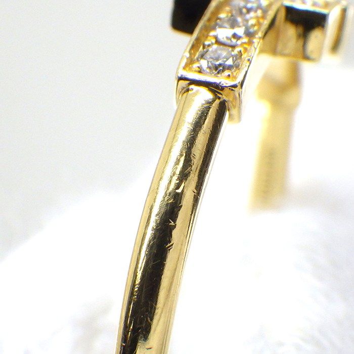 ティファニー グルーブリング 14号-13号 Tiffany & Co. - ティファニー リング グルーブドウィズ 13号