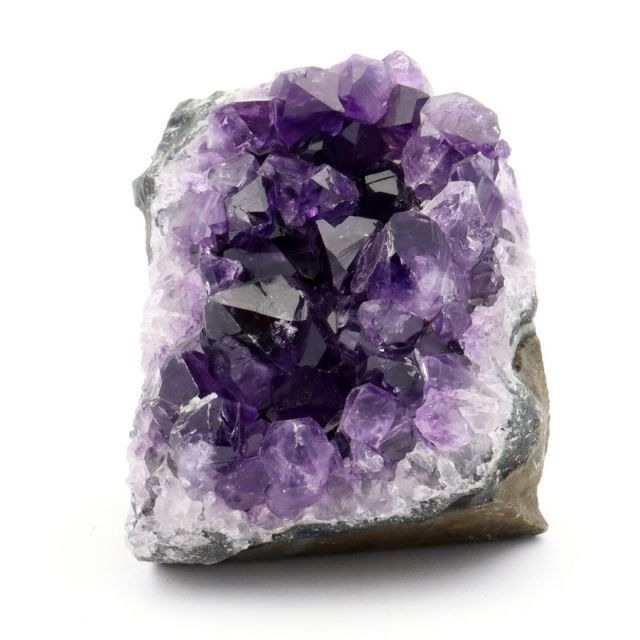 アメジスト クラスター 原石 底切り 1点物 356g ウルグアイ産 Amethyst 紫水晶 天然石 送料無料 母の日 贈り物 ギフト プレゼント