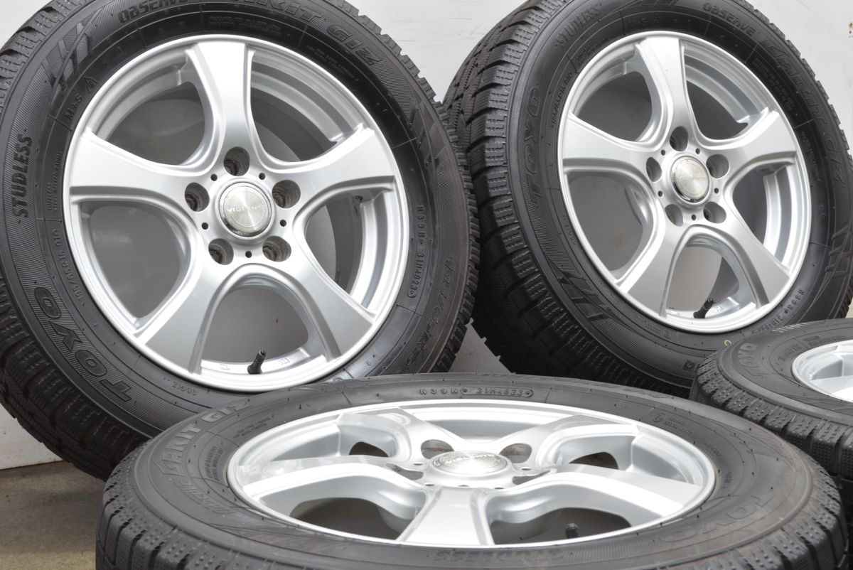 ほぼ未走行 TOYO GARIT GIZ 195/65R15 15インチ スタッドレス 4本 2020