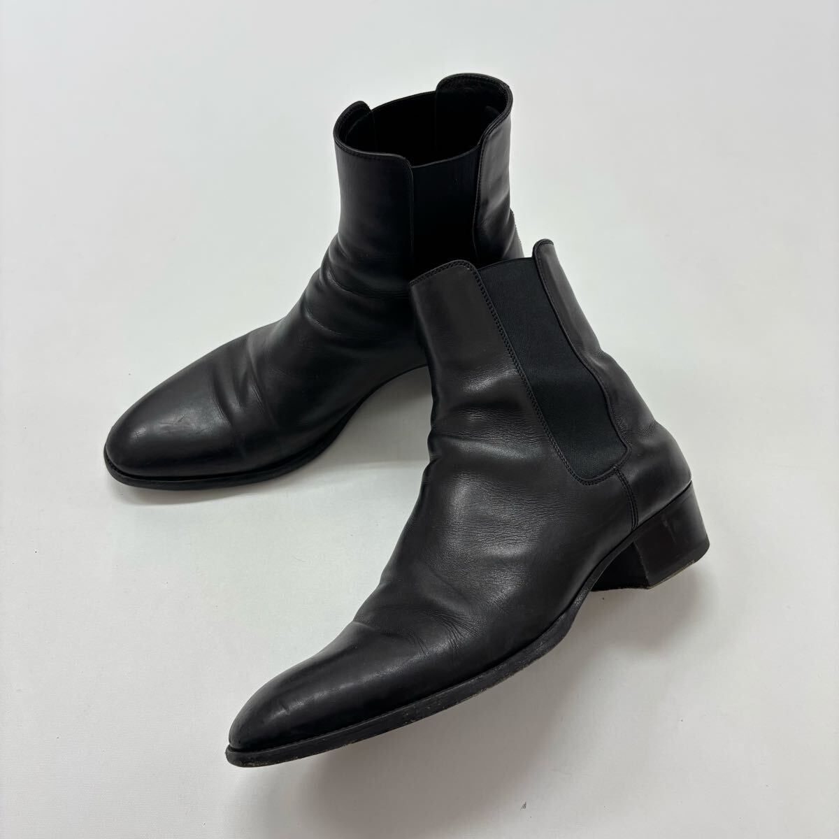 SAINT LAURENT PARIS サンローラン パリ サイドゴア ブーツ BLACK ブラック 系 サイズ 42 710-0180