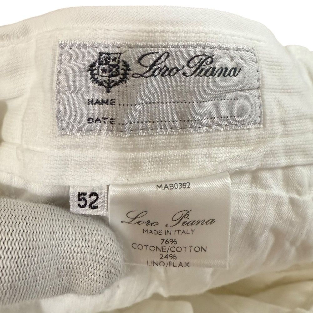 美品／ロロピアーナ Loro Piana リネン コットン 長袖シャツ ピンク系