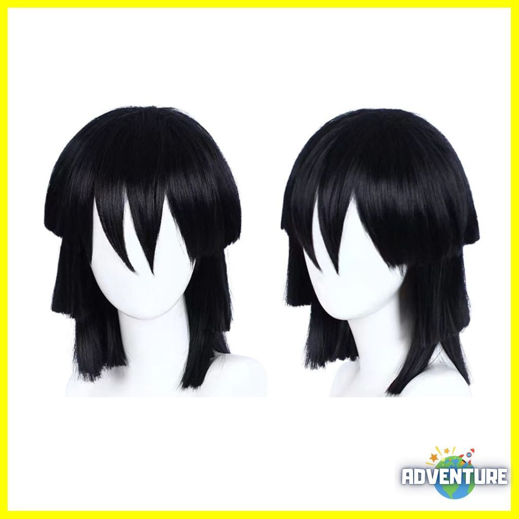 コスプレウィッグ 鬼滅の刃 蛇柱 伊黑 小芭内 いぐろおば