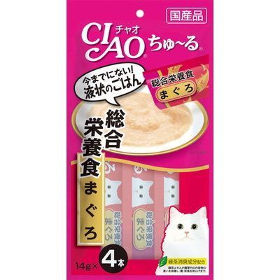 いなば CIAO ちゅーる 総合栄養食 まぐろ 14g×4本入り 1ケース48袋