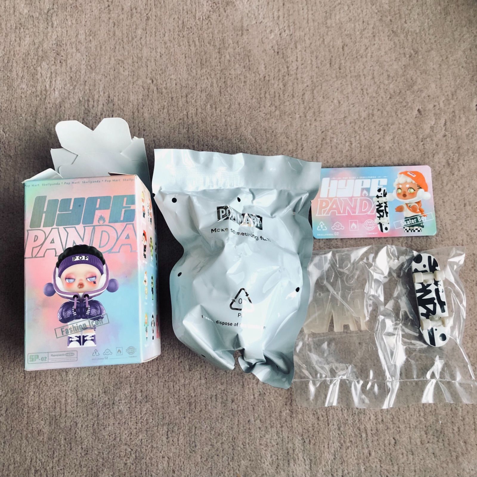 POPMART ポップマート skullpanda スケーターボーイ - メルカリ