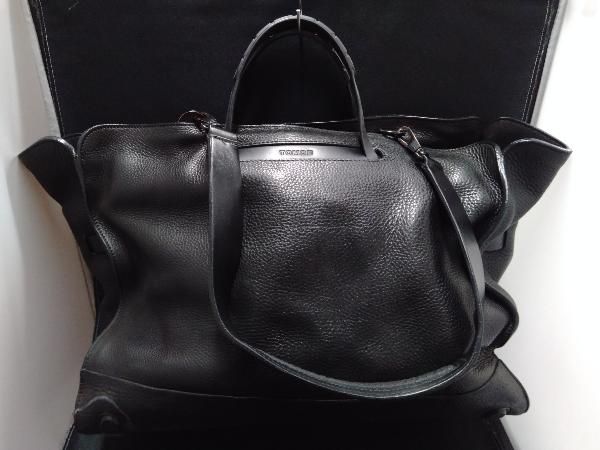 【お値下げしました】 TOMOE / トモエ トートバッグ ( 2way) BOLD_TO レザー ブラック