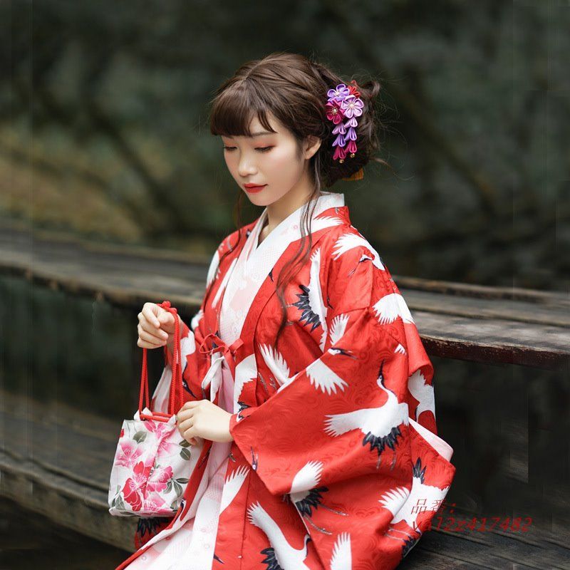 上品　絞り風浴衣と正絹博多織の帯セット　花火大会夏祭りお稽古浴衣デート　撫松庵 羽織 浴衣 セット レディース 鶴 動物 お祭り 夏 2025 夏祭り