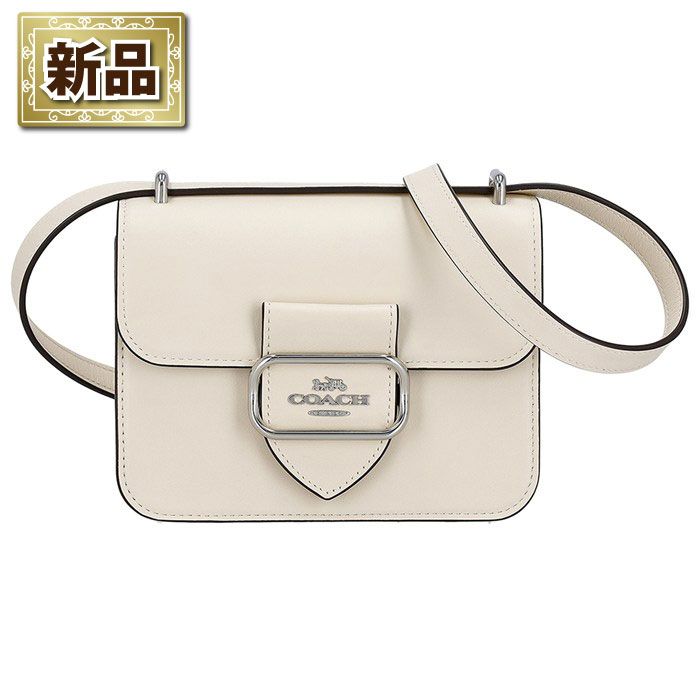 コーチ COACH ショルダーバッグ モーガン スクエア クロスボディ CL416 SV|HA 2025SS チョーク リファインド カーフレザー