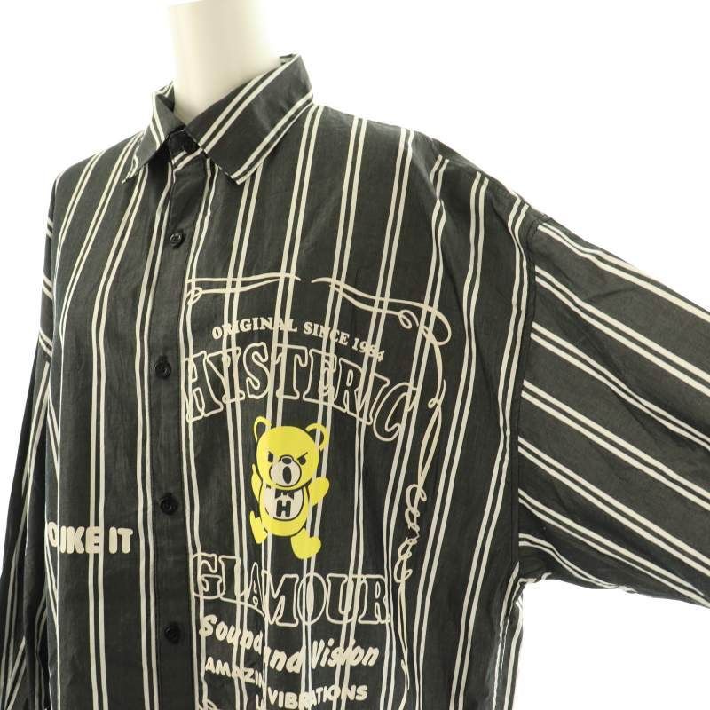 ヒステリックグラマー HYSTERIC GLAMOUR BEAR LABEL オーバー