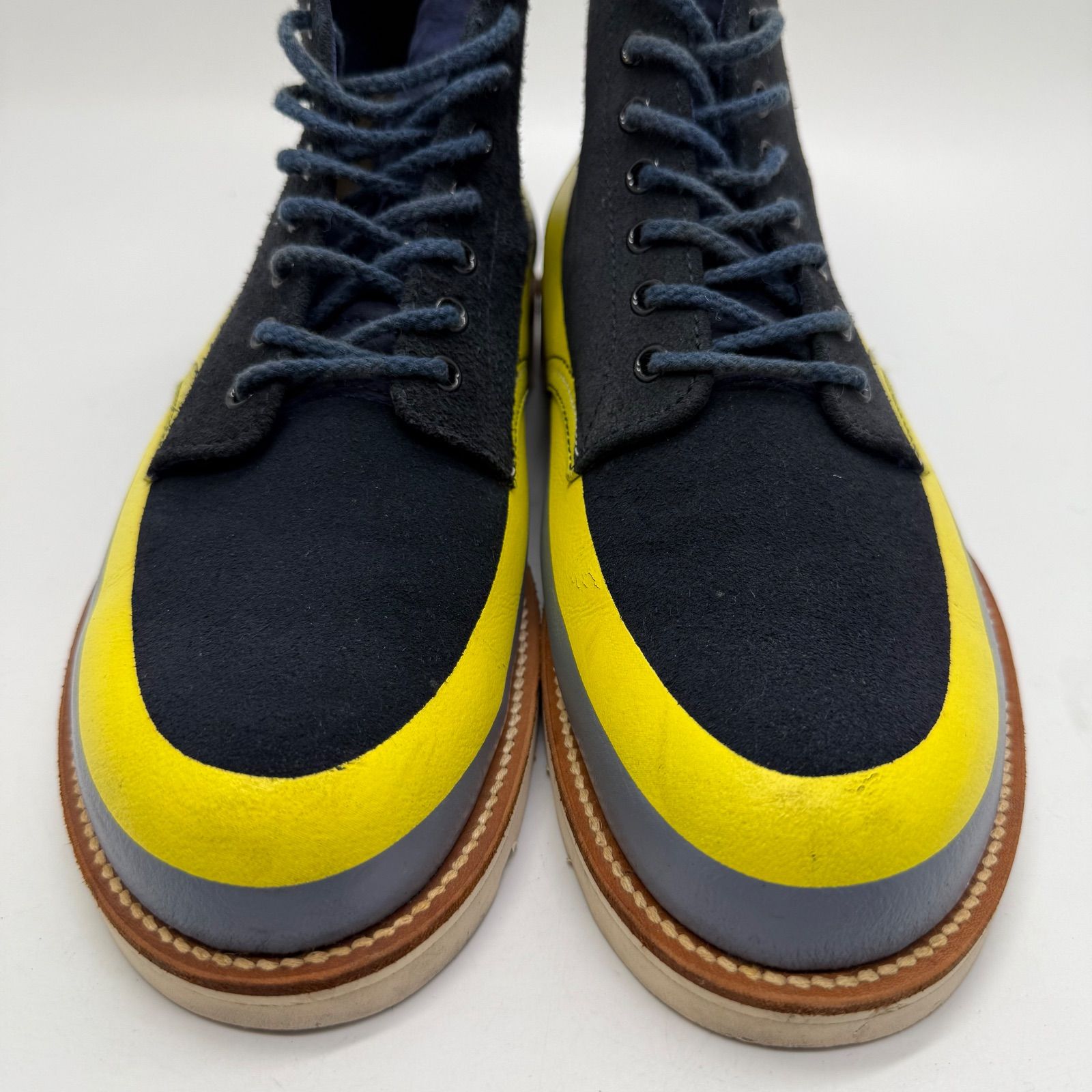 UNDERCOVER ラインペイントブーツ Lサイズ1997AW leaf 初期 UNDER COVER 1997 archive 97aw LEAF paint boots L 28 アンダー