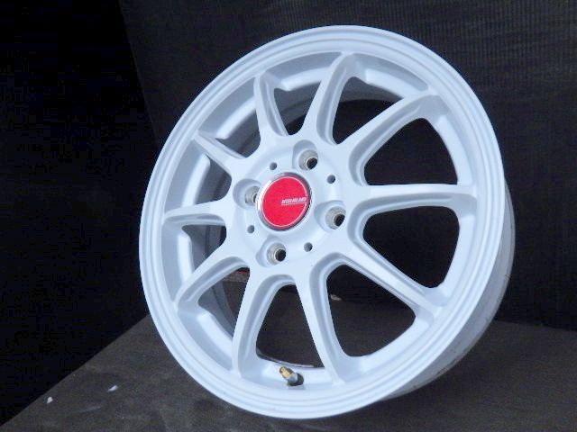 2925 B INTER MILANO INFINITY F10 ホイール 14x4.5J 4穴 PCD100 45 4本 BRIGHTFACE_UK