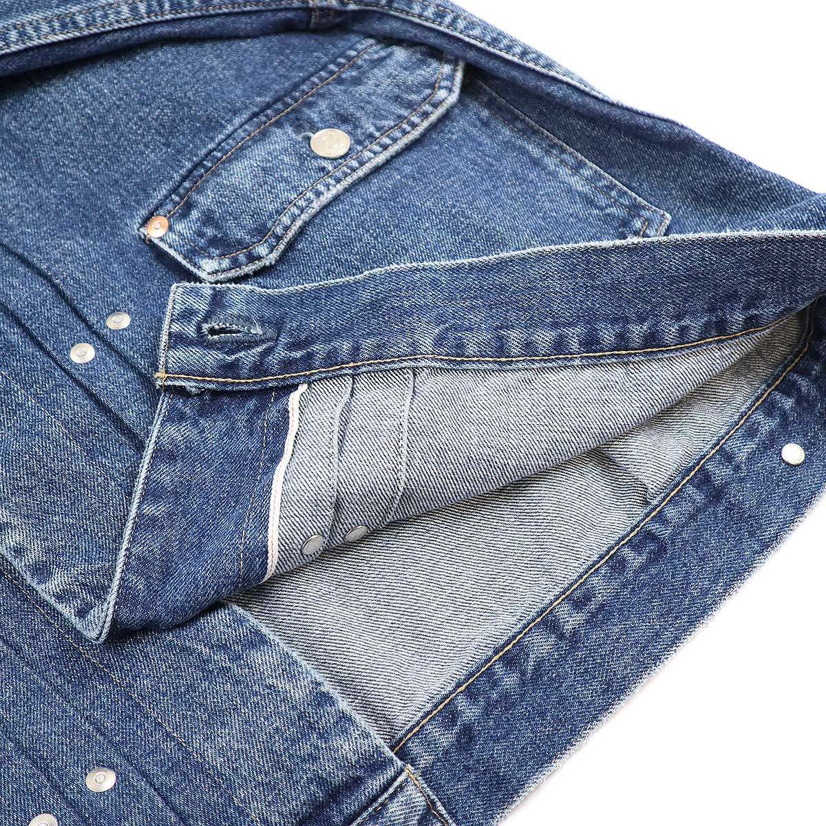 TANAKA ST-45 USED加工デニムトラッカージャケット Gジャン M TANAKA