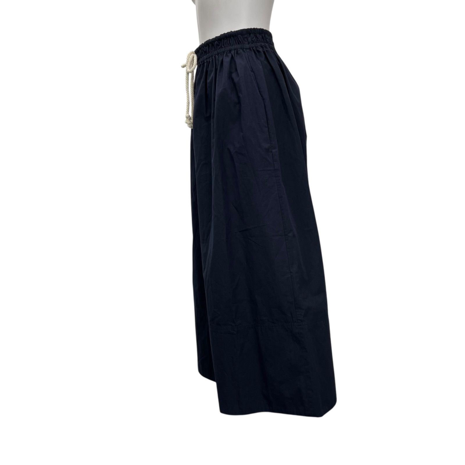 □ JIL SANDER ジルサンダー スカート ロング ネイビー 紺