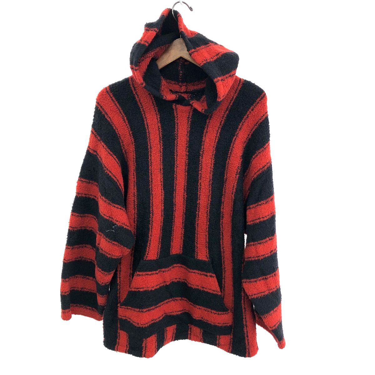 AMIRI アミリ ストライプ メキシカン パーカー サイズ:UK38 ブラック